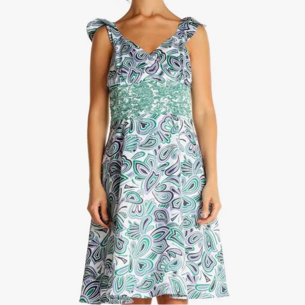 💫 CHADWICKS BOHO PAISLEY PRINT A-LINE DRESS 👗